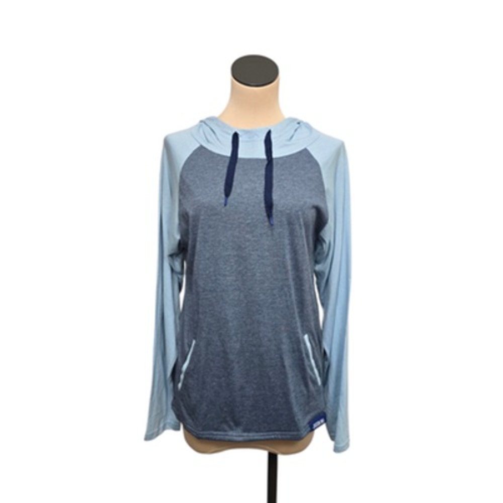 Jason Wu Pullover Hoodie Mens‎ Medium Blue EVA Air Travel Lightweight Sweatshirt